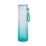 Tea and coffee accessories - Glass bottle “Frozen” blue - PRAEMIUM