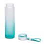 Tea and coffee accessories - Glass bottle “Frozen” blue - PRAEMIUM