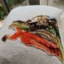 Fabric cushions - Canvas cushion “the painter” - 40x50cm - L'ATELIER DES CREATEURS