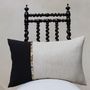 Fabric cushions - Berlingot cushion “licorice” - 60x40cm - L'ATELIER DES CREATEURS