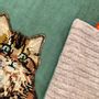 Fabric cushions - Berlioz cushion for cat “the gutter” - 60x60cm - L'ATELIER DES CREATEURS