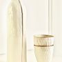 Vases - WHITE OR GREY LIMOGES PORCELAIN BOTTLE - MAISON GALA