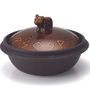 Stew pots - ceramic pot with bear handle - ONENESS