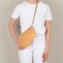Bags and totes - Zip Maxi Cut natural leather - movable and ajustable Skin ribbon or natural leather strap  - MLS-MARIELAURENCESTEVIGNY