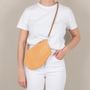 Bags and totes - Zip Maxi Cut natural leather - movable and ajustable Skin ribbon or natural leather strap  - MLS-MARIELAURENCESTEVIGNY