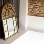 Mirrors - ARCH GOLDEN METAL WALL MIRROR 80X56X2.5 AX21562 - ANDREA HOUSE
