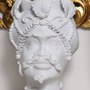 Design objects - SCIACCA MOORISH HEAD VASE. Handmade in Italy, Sicily, 2020 - MOSCHE BIANCHE