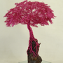 Design objects - PENSIERI ROSA BONSAI completely handmade in Italy. Unique piece - MOSCHE BIANCHE