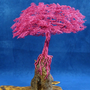 Design objects - PENSIERI ROSA BONSAI completely handmade in Italy. Unique piece - MOSCHE BIANCHE