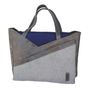 Bags and totes - Handmade Everyday Tote bag in Sardinian cotton and leather - ELENA KIHLMAN