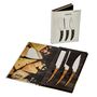 Knives - Caseus Cheese Knives set 3 Pcs for cheese enthusiasts - LEGNOART