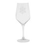Stemware - Large flake decoration wine glass 58cl - universe mountain - CRÉATIONS LÉONIE'S FRANCE