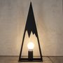 Lampes à poser - Lampe à poser sommet de montagne noir - CRÉATIONS LÉONIE'S FRANCE