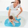 Children's bathtime - Moby Bath Mat Grey, Blue - SKIP HOP