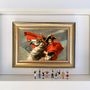 Paintings - Decorative paintings composed of small figurines in a box situation. - GALERIE BELARTVITA