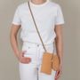 Clutches -  Phone bag - Phone - Natural - with strap - MLS-MARIELAURENCESTEVIGNY
