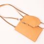 Clutches -  Phone bag - Phone - Natural - with strap - MLS-MARIELAURENCESTEVIGNY