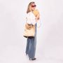 Gifts - Pocket Maxi in natural leather with adjustable and movable strap - MLS-MARIELAURENCESTEVIGNY