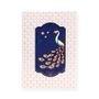 Stationery - Stationery - Peacock Notebook Gold - AGENT PAPER