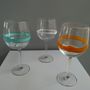 Glass - Chalice with colored line - VETRERIA MURANO DESIGN