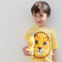 Kids accessories - CoBranding Qwetch & Coq en Pâte - Stainless Steel Single Wall Water Bottle Lion 500ml - COQ EN PATE