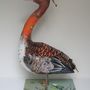 Sculptures, statuettes and miniatures - Goose and butterflies - ARTBOULIET