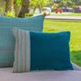 Fabric cushions - Jamra Aqua Bani Cushion Set - DESIGN BY ART SELECT