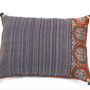 Coussins textile - Parure de coussin en soie Indigo Bani Jamra et Ajrak - DESIGN BY ART SELECT