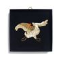 Jewelry - the Swan brooche handmade - HELLEN VAN BERKEL HEARTMADE PRINTS