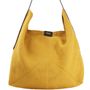 Bags and totes - Lino Tote Bag — Mustard/100% French Linen - L'ATELIER DES CREATEURS