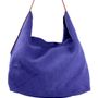 Bags and totes - Lino Tote Bag — Indigo/100% French Linen - L'ATELIER DES CREATEURS