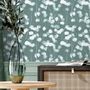 Other wall decoration - Wallpanel Cyanotype Lunaria Vert Amande - PAPERMINT