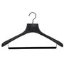 Homewear textile - Cintres de luxe pour costume et chemise – coloris noir, bois brossé - MON CINTRE