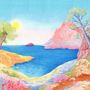 Other wall decoration - Wallpanel Bamboulino Plage Sorbet fraise - PAPERMINT
