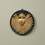 Decorative objects - Golden ex voto in round frame to hang - CHEHOMA