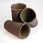 Mugs - Black Stoneware Goblet and Mug - ANNE KRIEG, CERAMISTE