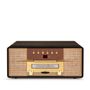 Speakers and radios - Crosley Rhapsody Entertainment Center Mahogany (CD/ Bluetooth/ cassette/ vinyl player) - CROSLEY RADIO