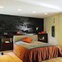Paintings - HANDMADE WALLCOVERING : N4 Black intense - FABIENNE FABRE - UNIQUE WALL CREATION