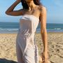 Apparel - Stone washed bustier dress - MON ANGE LOUISE