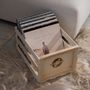Storage boxes - Crosley Record Storage Crate natural wood - CROSLEY RADIO