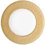 Formal plates - Minéral Irisé - Flat plate with engraved rim yellow gold 27 - RAYNAUD