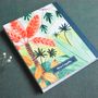 Stationery - Small Notebook - Tropical Atmosphere - BLEU COQUILLE