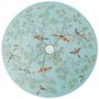 Formal plates -  Paradis - Coupe plate flat n°1 turquoise background 22 - RAYNAUD