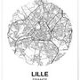 Poster - POSTERS MAPS OF CITIES IN FRANCE - L'AFFICHERIE