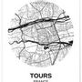 Poster - POSTERS MAPS OF CITIES IN FRANCE - L'AFFICHERIE