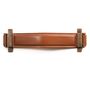 Artistic hardware - Handle in leather - THEA DESIGN
