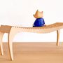 Dining Tables - RUMBO wooden bench, bench for entrance hall, bench for the bedroom,  - VAN DEN HEEDE-FURNITURE-ART-DESIGN