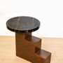 Coffee tables - Auxiliary table ESCALIER 1- 2- 3 iron - VAN DEN HEEDE-FURNITURE-ART-DESIGN
