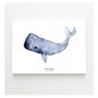 Poster - A5 poster - Whale - BLEU COQUILLE