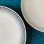 Formal plates - Set of 4 plates “les herbes folles” - GARANCE CRÉATIONS
